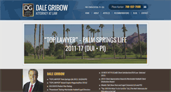 Desktop Screenshot of dalegribowlaw.com